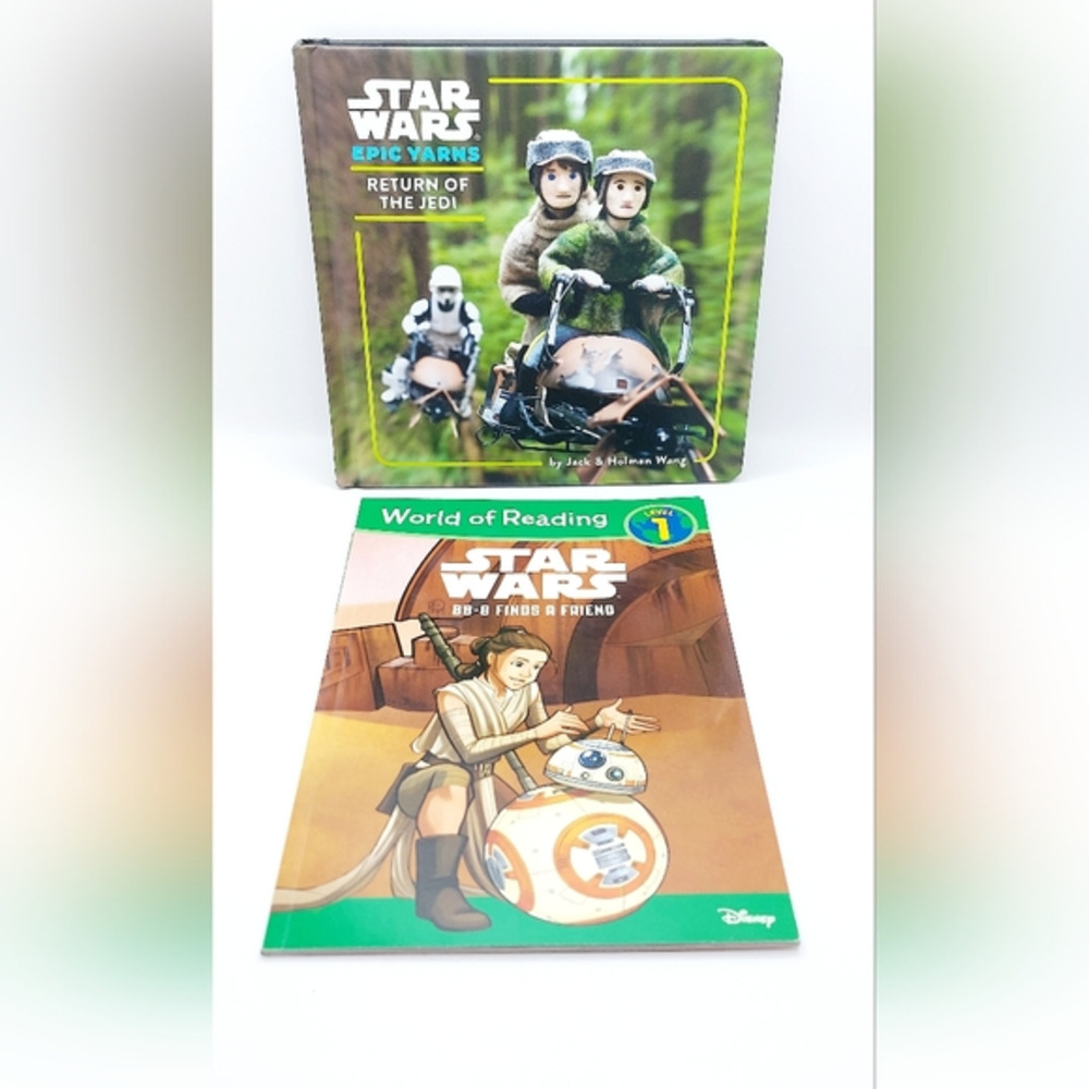 Lot of 2 Star Wars Beginner‎ Reading Books